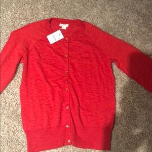 Girls crew cuts cardigan